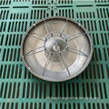 Round nursery feed trough stainless steel piglet feeding trough